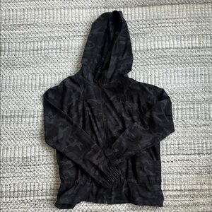 Lululemon Black Camo Hooded Jacket